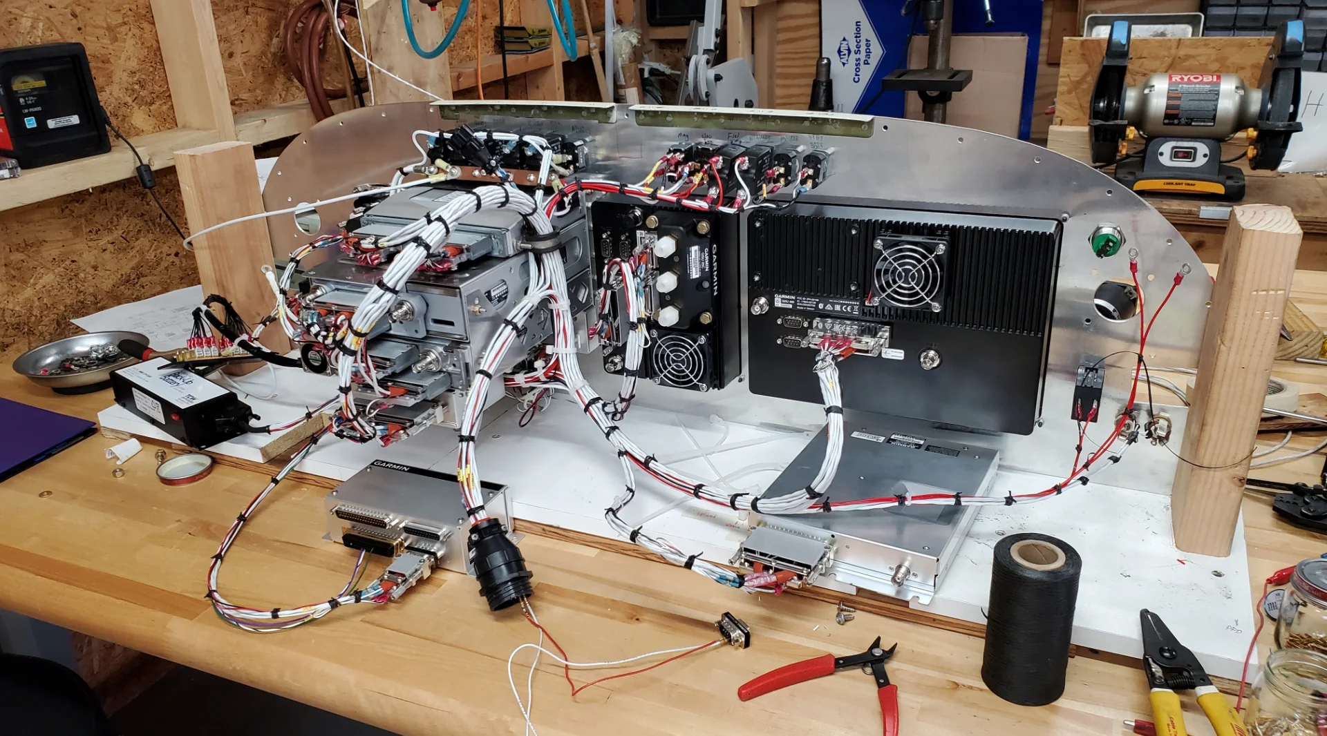 RV Panel Harness Completed